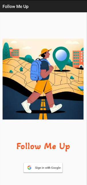 Follow Me Up App Screenshot